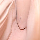 Saint Laurent Y Line Clutch Bag Leather Pink Gold 311213 Auth 213314-20
