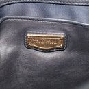 Miu Miu Matelasse Shoulder Bag Leather 2way Black Gold Auth 213318V-22