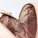 Miu Miu Matelasse Backpack Leather Pink Gold Auth 213319A-25