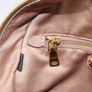 Miu Miu Matelasse Backpack Leather Pink Gold Auth 213319A-27