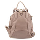 Miu Miu Matelasse Backpack Leather Pink Gold Auth 213319A-3