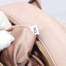 Miu Miu Matelasse Backpack Leather Pink Gold Auth 213319A-32
