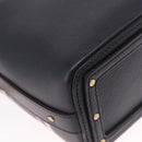 Chloe Hand Bag Leather Navy Gold Auth 213323A-15