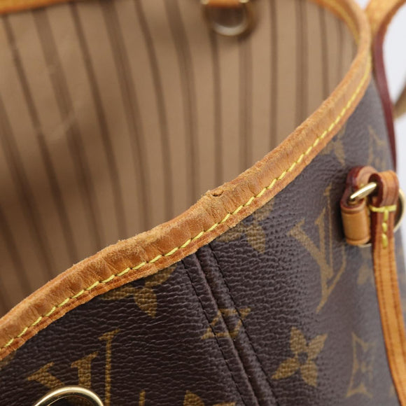 LOUIS VUITTON Monogram Neverfull PM Tote Bag M40155 LV Auth 213328A
