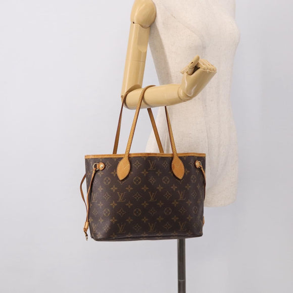 LOUIS VUITTON Monogram Neverfull PM Tote Bag M40155 LV Auth 213328A
