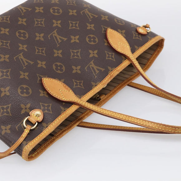 LOUIS VUITTON Monogram Neverfull PM Tote Bag M40155 LV Auth 213328A