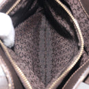 CELINE C Macadam Canvas Hand Bag Brown Gold Auth 213331-19