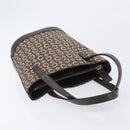 CELINE C Macadam Canvas Hand Bag Brown Gold Auth 213331-6