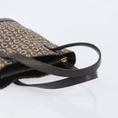 CELINE C Macadam Canvas Hand Bag Brown Gold Auth 213331-7