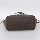 LOUIS VUITTON Damier Ebene Neverfull MM Tote Bag N51105 LV Auth 213337-10