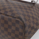 LOUIS VUITTON Damier Ebene Neverfull MM Tote Bag N51105 LV Auth 213337-13