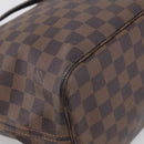 LOUIS VUITTON Damier Ebene Neverfull MM Tote Bag N51105 LV Auth 213337-14