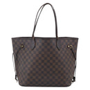 LOUIS VUITTON Damier Ebene Neverfull MM Tote Bag N51105 LV Auth 213337-2