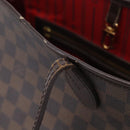 LOUIS VUITTON Damier Ebene Neverfull MM Tote Bag N51105 LV Auth 213337-20