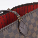 LOUIS VUITTON Damier Ebene Neverfull MM Tote Bag N51105 LV Auth 213337-22
