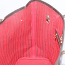LOUIS VUITTON Damier Ebene Neverfull MM Tote Bag N51105 LV Auth 213337-25