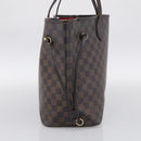 LOUIS VUITTON Damier Ebene Neverfull MM Tote Bag N51105 LV Auth 213337-4
