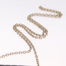 Christian Dior Canage Chain Shoulder Bag Lamb Skin Black Gold Auth 213354M-8