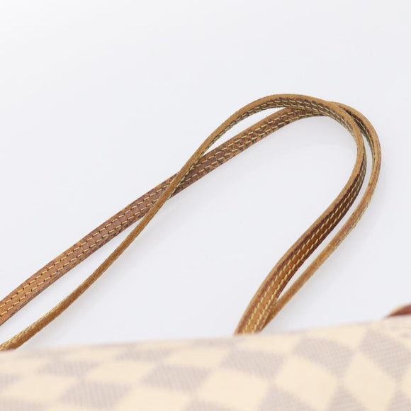 LOUIS VUITTON Damier Azur Neverfull MM Tote Bag N41605 LV Auth 213359