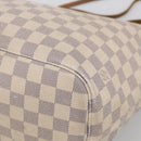 LOUIS VUITTON Damier Azur Neverfull MM Tote Bag N41605 LV Auth 213359-13