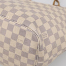 LOUIS VUITTON Damier Azur Neverfull MM Tote Bag N41605 LV Auth 213359-15