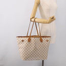 LOUIS VUITTON Damier Azur Neverfull MM Tote Bag N41605 LV Auth 213359-27