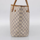 LOUIS VUITTON Damier Azur Neverfull MM Tote Bag N41605 LV Auth 213359-5