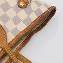 LOUIS VUITTON Damier Azur Neverfull MM Tote Bag N41605 LV Auth 213359-8