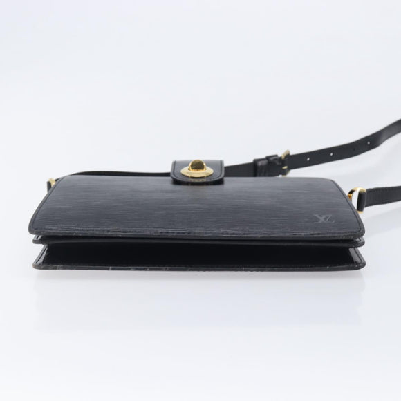 LOUIS VUITTON Epi Capuchin Shoulder Bag Black M52342 LV Auth 213361A