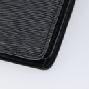 LOUIS VUITTON Epi Capuchin Shoulder Bag Black M52342 LV Auth 213361A-13