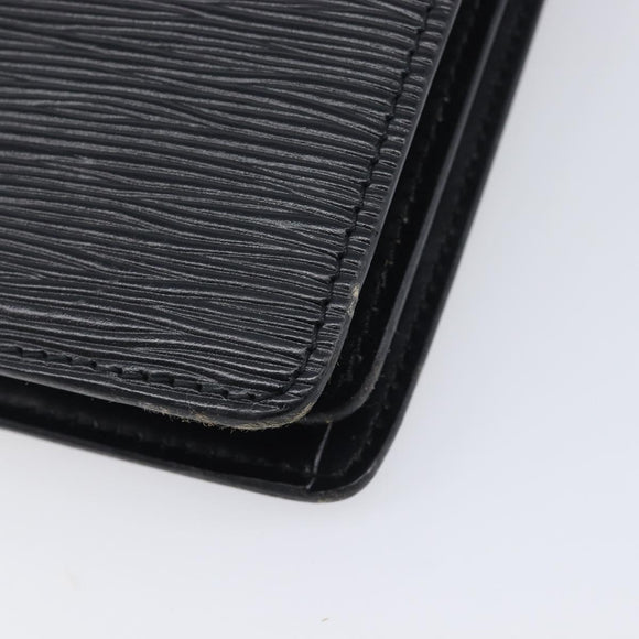LOUIS VUITTON Epi Capuchin Shoulder Bag Black M52342 LV Auth 213361A