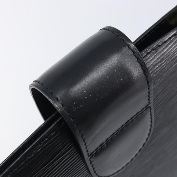 LOUIS VUITTON Epi Capuchin Shoulder Bag Black M52342 LV Auth 213361A