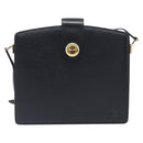LOUIS VUITTON Epi Capuchin Shoulder Bag Black M52342 LV Auth 213361A-2