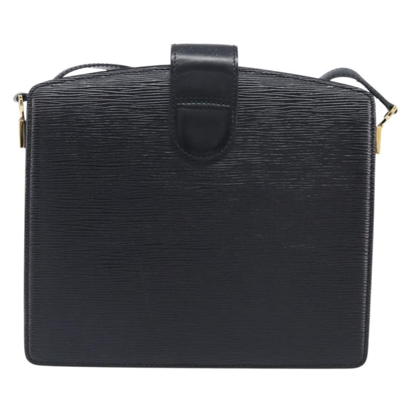 LOUIS VUITTON Epi Capuchin Shoulder Bag Black M52342 LV Auth 213361A