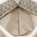 GUCCI GG Supreme Tote Bag PVC Beige Silver 211137 Auth 213362-23