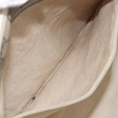 GUCCI GG Supreme Tote Bag PVC Beige Silver 211137 Auth 213362-26