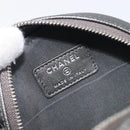 CHANEL Matelasse Chain Shoulder Bag Caviar Skin Gray Silver CC Auth 213364M-17
