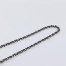 CHANEL Matelasse Chain Shoulder Bag Caviar Skin Gray Silver CC Auth 213364M-9