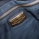 Miu Miu Matelasse Hand Bag Leather 2way Black Gold Auth 213377A-21