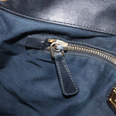 Miu Miu Matelasse Hand Bag Leather 2way Black Gold Auth 213377A-25