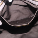 Miu Miu Matelasse Hand Bag Leather 2way Gray Gold Auth 213378M-25
