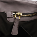 Miu Miu Matelasse Hand Bag Leather 2way Gray Gold Auth 213378M-26