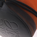 LOEWE Shoulder Bag Canvas Orange Auth 213384M-14