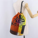 LOEWE Shoulder Bag Canvas Orange Auth 213384M-24