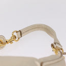 Miu Miu Shoulder Bag Leather Gold Auth 213385M-10