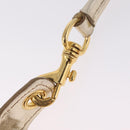 Miu Miu Shoulder Bag Leather Gold Auth 213385M-11