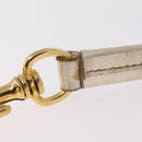 Miu Miu Shoulder Bag Leather Gold Auth 213385M-12