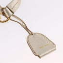 Miu Miu Shoulder Bag Leather Gold Auth 213385M-19