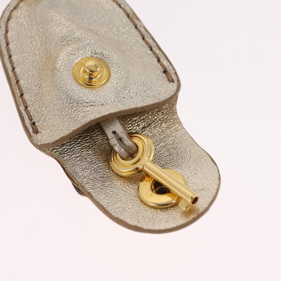Miu Miu Shoulder Bag Leather Gold Auth 213385M