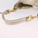 Miu Miu Shoulder Bag Leather Gold Auth 213385M-9